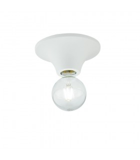 Simple Ceiling Lamp, White, E27 - 1