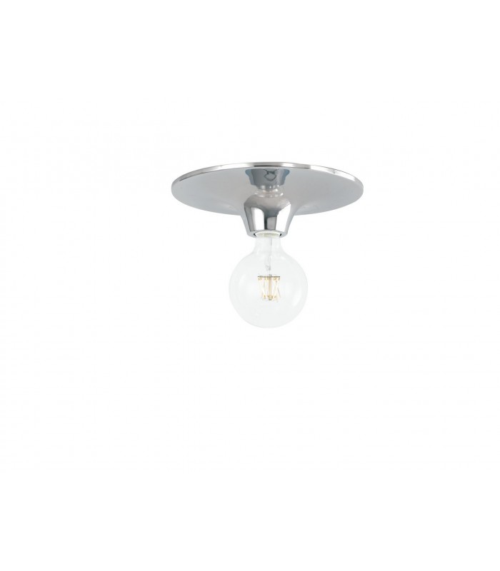 Simple Ceiling Lamp, Chrome, E27 - 1