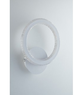 Integrated LED Circular Crystal Wall Lamp, 4000K - 1