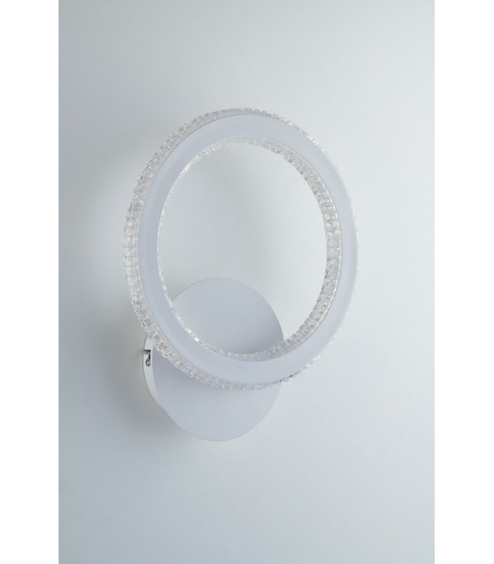 Integrated LED Circular Crystal Wall Lamp, 4000K - 1