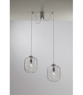 Twin Dome Ceiling Pendant Light, E27 - 1