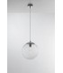 Globe Glass Ceiling Pendant, Clear, E27 - 1