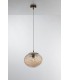 Globe Glass Ceiling Pendant, Champagne, E27 - 1
