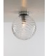 Globe Flush Ceiling Light, Clear, E27 - 1