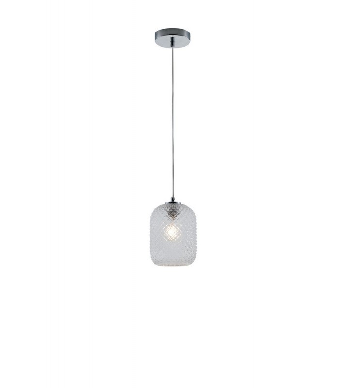 Glass Dome Pendant, Clear, - 1