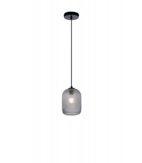 Glass Dome Pendant, Grey, - 1