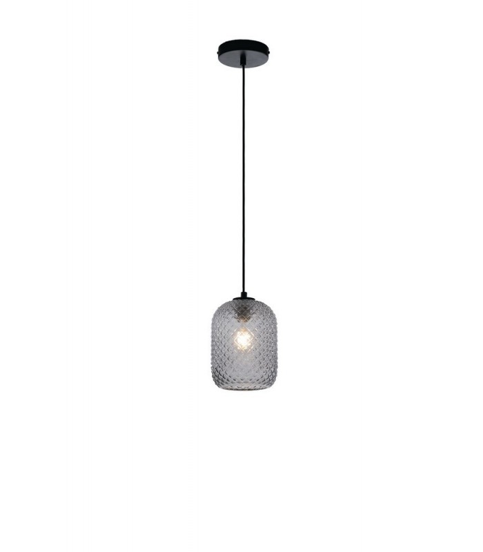 Glass Dome Pendant, Grey, - 1