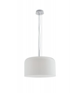 Shiny Dome Ceiling Pendant, White, E27 - 1