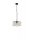 Glass Dome Ceiling Pendant, Amber, E27 - 1