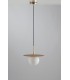 Globe Ceiling Pendant, Satin Gold, G9 - 1