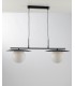 Globe Bar Ceiling Pendant, Black, E27 - 1