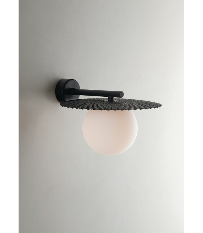 Globe Wall Lamp, Black, G9 - 1