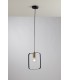 Twin Ceiling Pendant Light Frame, Brushed Gold, E27 - 1