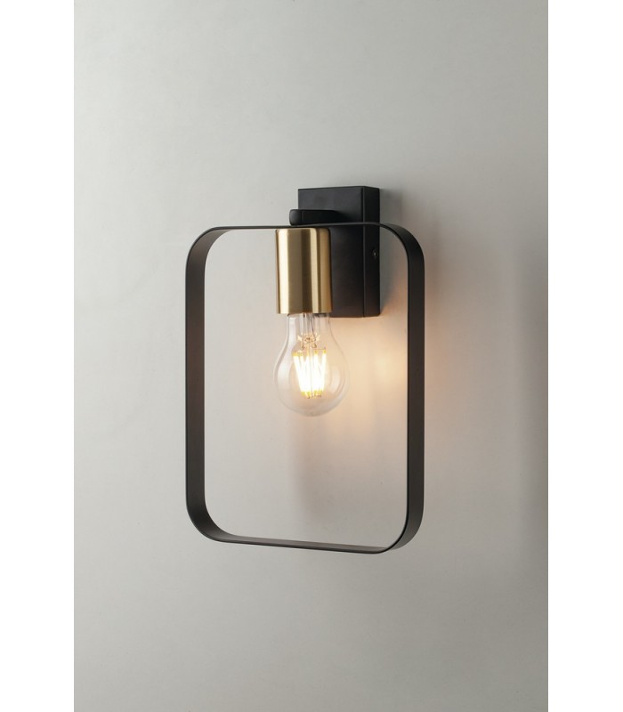 Wall Lamp Frame, Brushed Gold, E27 - 1
