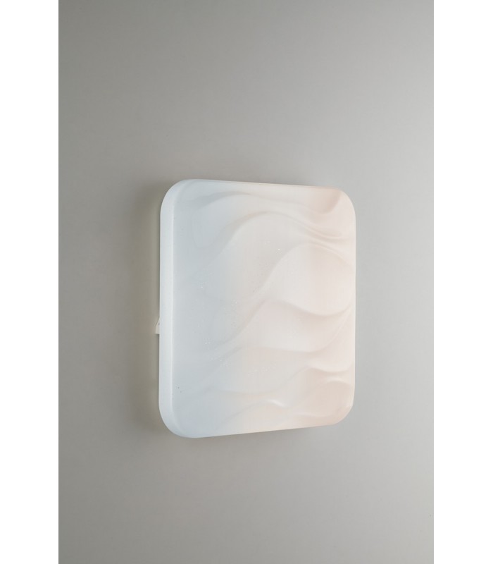 Integrated LED Dimmable Flush Ceiling Lamp, Star Dust Effect, - 1