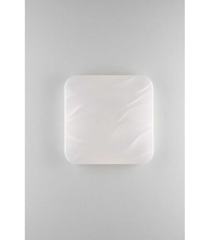 Integrated LED Dimmable Flush Ceiling Lamp, Star Dust Effect, - 1