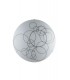 Decorative Flush Ceiling Light, White Glass, E27 - 1
