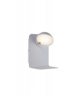 Integrated LED Swivel Wall Reading Lamp With Usb, White, 4000K - 1