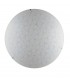 Decorative Flush Ceiling Light, White Glass, E27 - 1