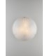 Decorative Flush Ceiling Light, White Glass, E27 - 1