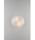 Decorative Flush Ceiling Light, White Glass, E27 - 1