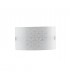 Decorative Flush Ceiling Light, White Glass, E27 - 1