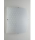 Decorative Flush Ceiling Light, White Glass, E27 - 1