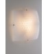 Decorative Flush Ceiling Light, White Glass, E27 - 1