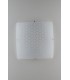 Decorative Flush Ceiling Light, White Glass, E27 - 1