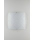 Decorative Flush Ceiling Light, Glossy White Glass, E27 - 1