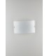 Decorative Flush Ceiling Light, Glossy White Glass, E27 - 1