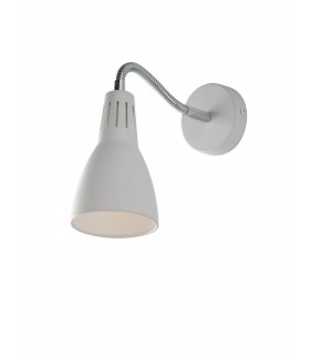 Adjustable Wall Task Lamp, White, E14 - 1