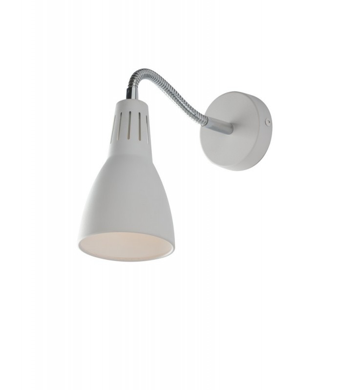 Adjustable Wall Task Lamp, White, E14 - 1