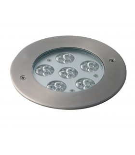 Outdoor LED Dimmable Integrated Recessed Ground Lights Rgb, Stainless Steel, IP67 - 1
