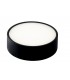 Integrated LED Round Surface Mounted Ceiling Light, Black, 4000K - 1