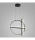 Modern LED Hanging Pendant Black, Warm White 3000K 2000lm Dimmable - 1