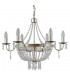 Hanging Pendant Champagne 9 Light  with Crystal Glass Shade, E14 - 1