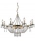 Hanging Pendant Champagne 12 Light  with Crystal Glass Shade, E14 - 2