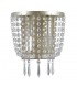 Wall Lamp Champagne 2 Light  with Crystal Glass Shade, E14 - 1