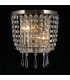 Wall Lamp Antique Bronze 2 Light  with Crystal Glass Shade, E14 - 3