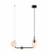 Modern Hanging Pendant Black 4 Light  with White Shade, G9 Dimmable - 1