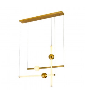 Modern LED Hanging Pendant Copper, Warm White 3000K - 1