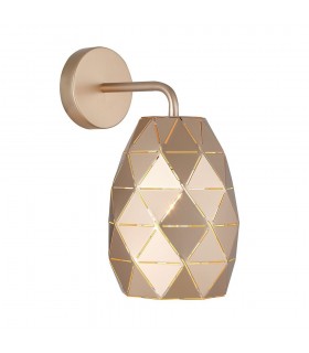Modern Wall Lamp Golden Champagne 1 Light , E27 - 1