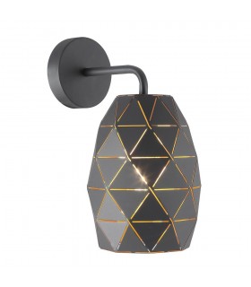 Modern Wall Lamp Graphite, Gold, Champagne 1 Light , E27 - 2