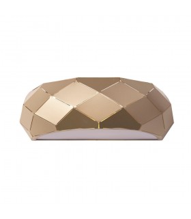 Modern Wall Lamp Golden Champagne 1 Light , E27 - 1