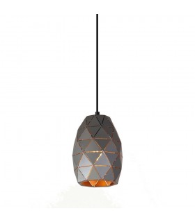 Modern Hanging Pendant Graphite, Gold, Champagne 1 Light , E27 - 1
