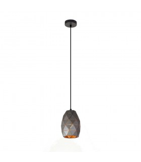 Modern Hanging Pendant Graphite, Gold, Champagne 1 Light , E27 - 2