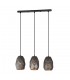 Modern Hanging Pendant Graphite, Gold, Champagne 3 Light , E27 - 1
