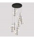 Modern LED Hanging Pendant Black, Gold, Warm White 3000K 4538lm - 1