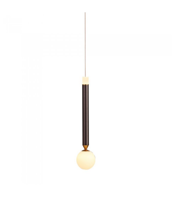Modern LED Hanging Pendant Coffee, Warm White 3000K 600lm - 1